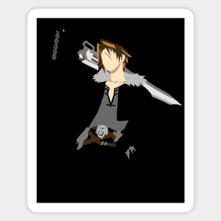 Cool Squall Leonhart Minimalistic Sticker